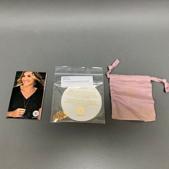 Gorjana Shae Reversible Gold Chain Necklace NWT - Picture 4 of 5